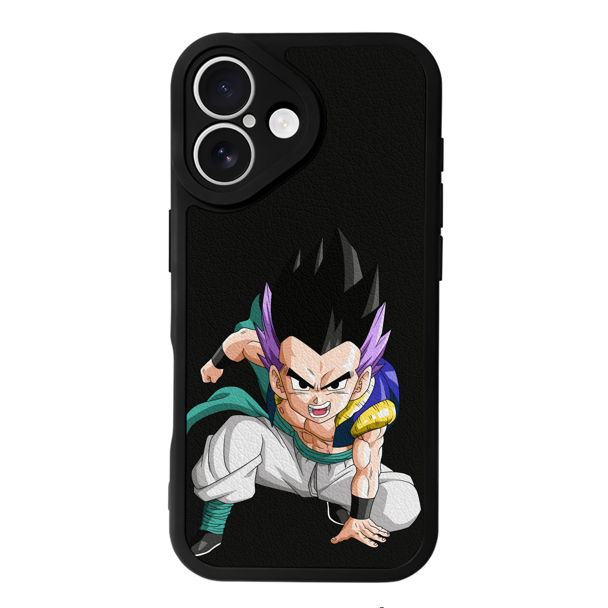 （画像用） ドラゴンボール 孫 悟飯（そんごはん）DRAGON BALL Son Gohan 【iPhone 16シリーズ対応】シリコンスマホケース（レザー調） 材質：シリコン